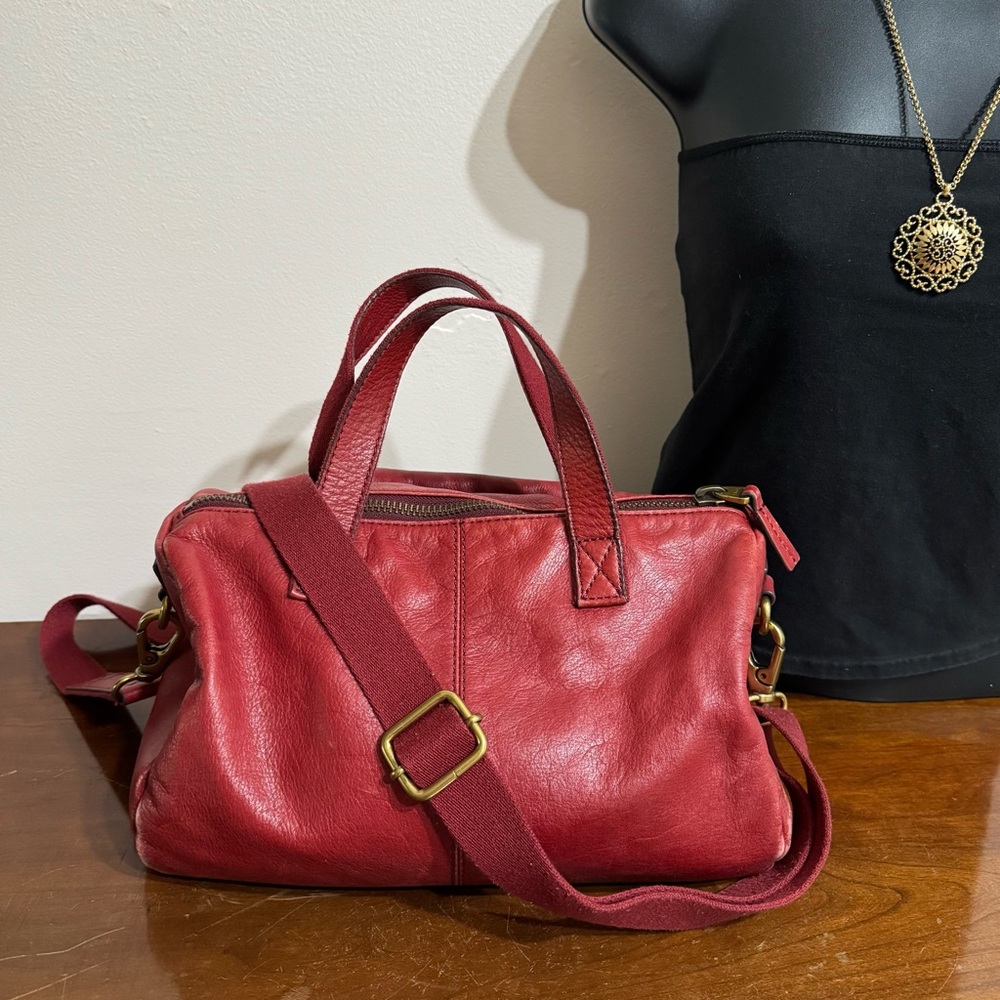 Fossil Bag Top Handle Boston Crossbody Bag - Picture 6 of 12